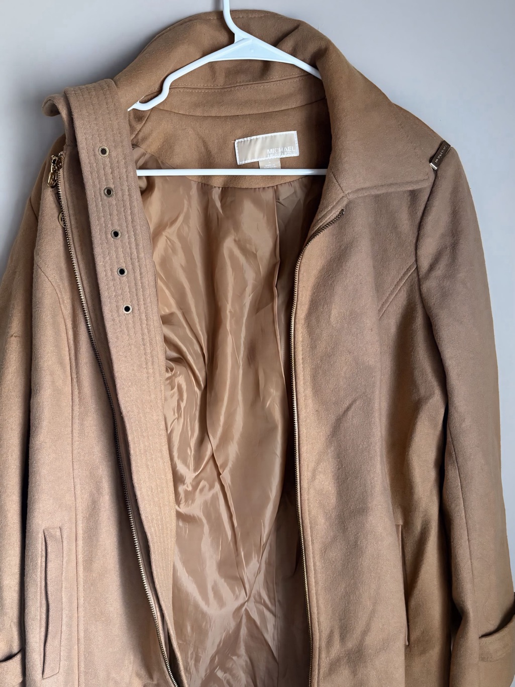 Mk Tan- Wool Trench Coat